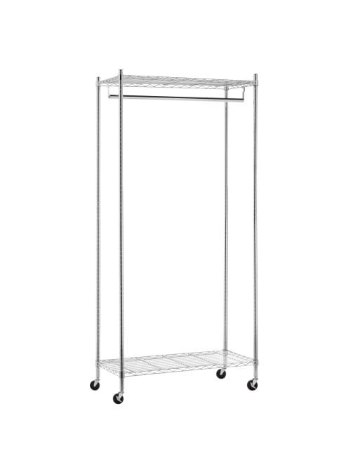 Honey Can Do Heavy Duty Rolling Garment Rack 73 14 H X 17 34 W X