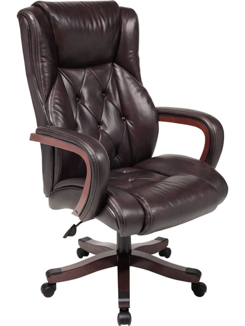 Realspace Carlton Executive Big And Tall Bonded Leather Chair