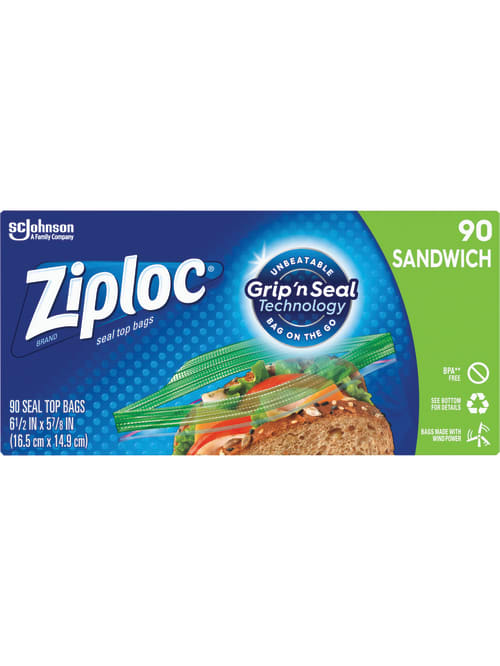 Ziploc 71598/65645 Zploc Bg Bag Jumbo 4 Pack #VORG8866709, 71598