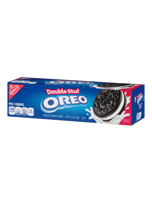 Oreo Double Stuff Chocolate Sandwich Cookies 5 6 Oz Pack Of 12 Cookies Office Depot