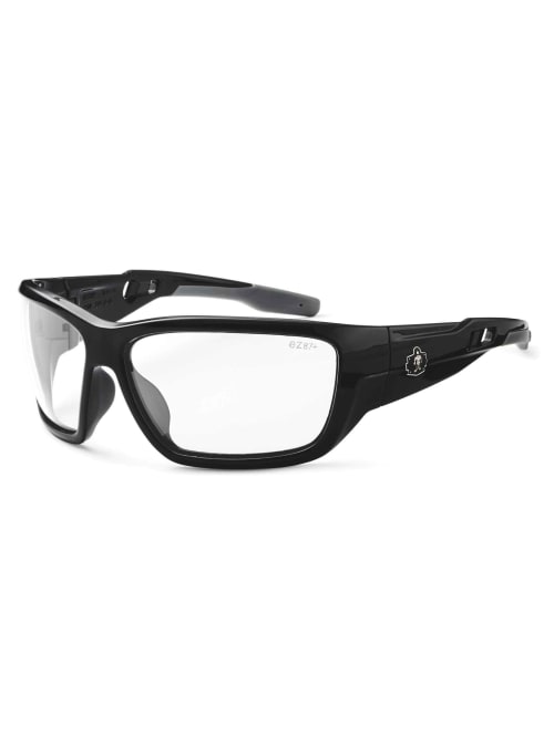 black clear lens glasses