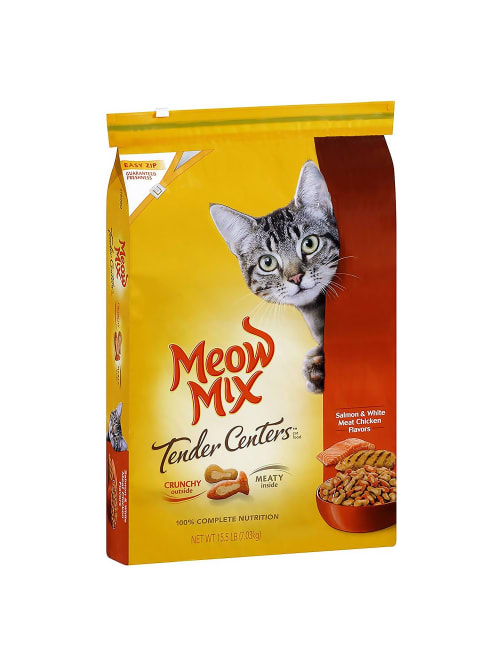 Meow Mix Tender Salmonchicken Cat Food Office Depot