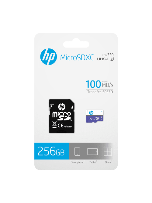 Hp Mx330 U3 Microsd Memory Card 256gb Office Depot