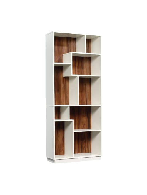 Sauder Vista Key Modern Bookcase Oak, Office Depot Bookcase With Glass Doors