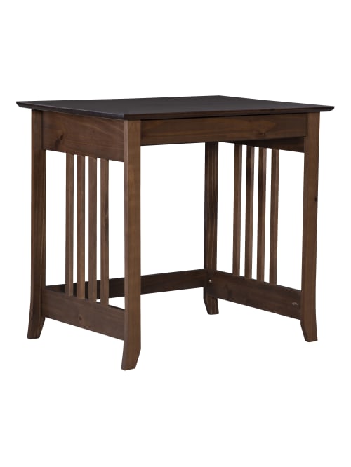 Linon Home Decor Products Emeric Home Office 32 W Laptop Desk Cappuccino Office Depot