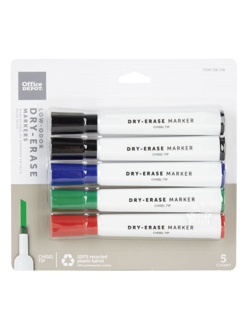 Yubbler Office Depot® Dry Erase Markers