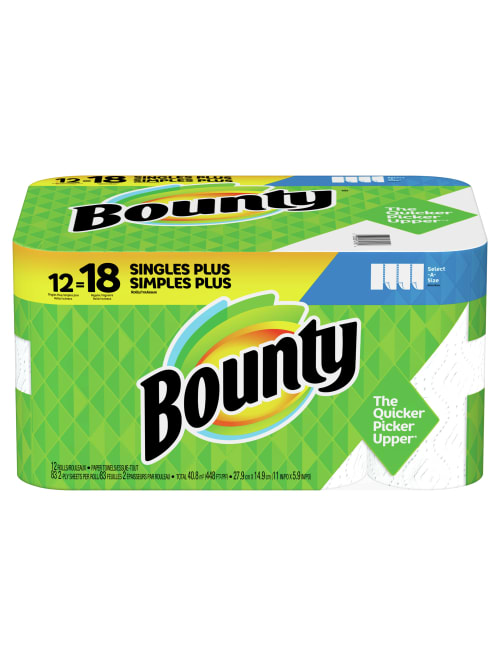 Bounty Select A Size 2 Ply Paper Towels 5 1516 X 11 White 83