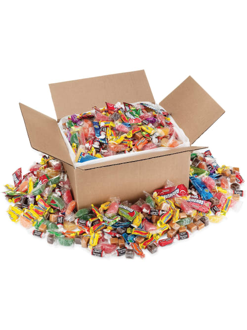 Office Snax Soft Chewy Assorted Candy Mix Assorted Resealable Container 10 Lb 1 Box Per Box Office Depot