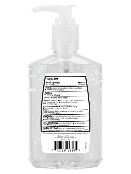 Germ X Original Hand Sanitizer 8 Oz Pump Office Depot