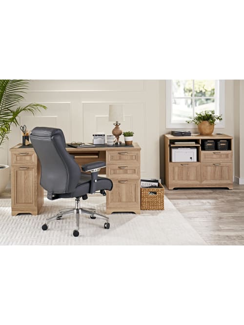 Realspace Keera Mid Back Chair Graychrome Office Depot