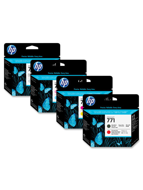 Hp 771 Original Printhead Single Pack Inkjet Photo Black 1 Each Office Depot