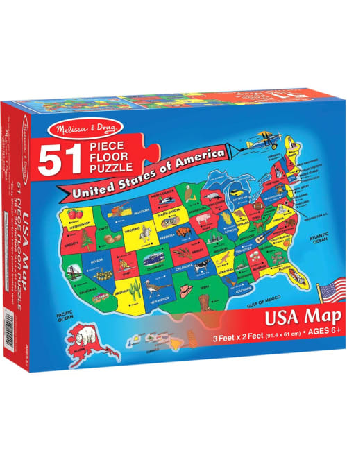 melissa and doug usa map floor puzzle