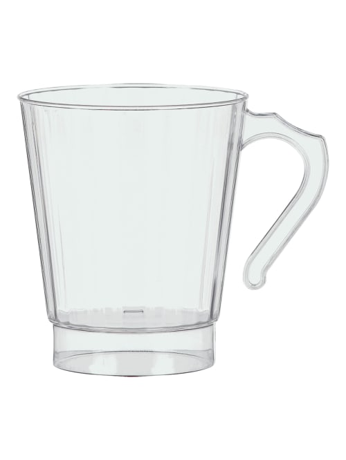 clear plastic coffee cups