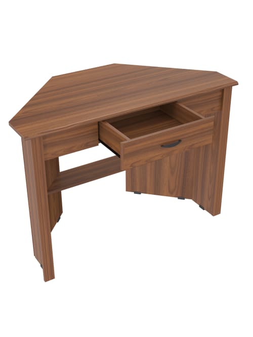 Inval Escapade Contemporary Corner Writing Desk Pignetto Office Depot