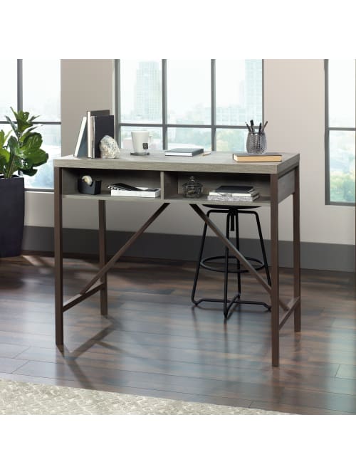 Sauder Manhattan Gate Table Mystic Oak Office Depot Sauder is known for affordability and practical design. sauder manhattan gate 45 w writing work table mystic oak bronze item 7568131