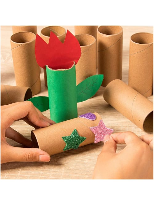 Craft Rolls 24 Pack Cardboard Tubes For Diy Crafts 3 9 Inches