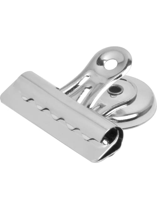 Sparco Bulldog Magnetic Clips Size 2 2 14 Wide 12 Capacity Silver Box Of 12 Office Depot