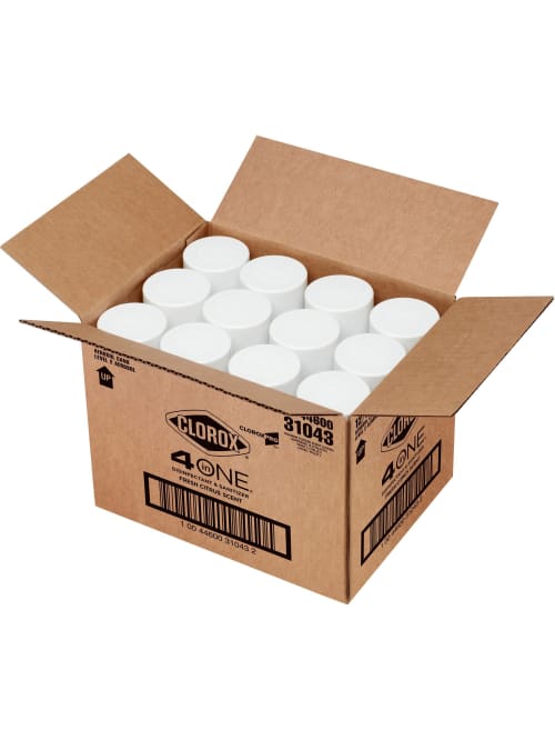 Clorox Commercial Solutions 4 In One Disinfectant And Sanitizer Spray 14 Fl Oz 0 4 Quart Fresh Citrus Scent 12 Carton Office Depot