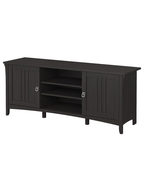 Bush Furniture Salinas Stand Vintage Black Office Depot