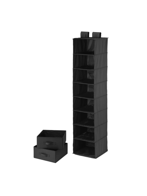 Honey Can Do 8 Shelf Hanging Vertical Closet Organizer With 2 Pack