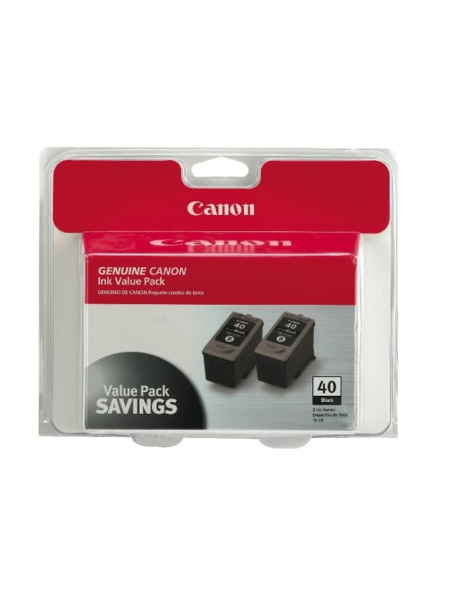 canon pg 40 chromalife 100 black ink cartridges 0615b013 pack of 2 item 766260