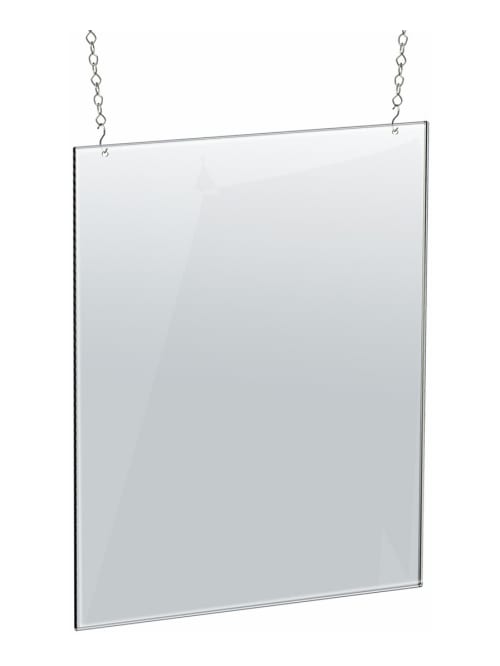 Azar Displays Vertical Hanging Poster Frame 24 X 18 Clear Office Depot