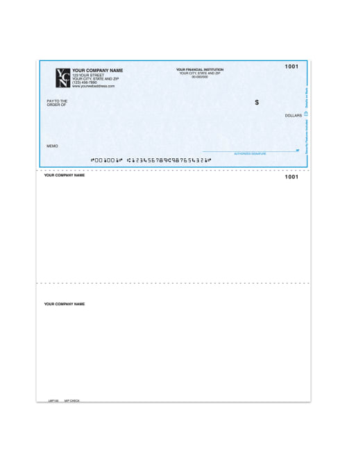 Custom Laser Multipurpose Voucher Checks Without Lines For Quicken Quickbooks Microsoft 8 12 X 11 1 Part Box Of 250 Office Depot