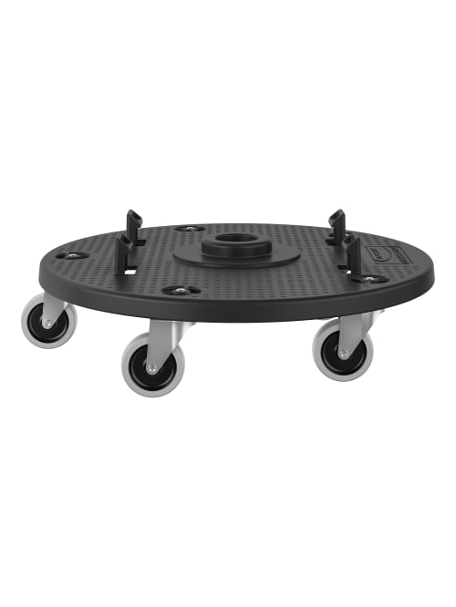 Suncast Commercial Utility Trash Can Dolly Standard Duty 6 34 X 20 1116 Black Office Depot