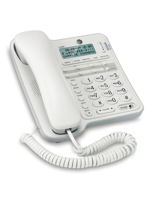 Atandt Cl2909 Corded Phone With Speakerphone And Caller Idcall