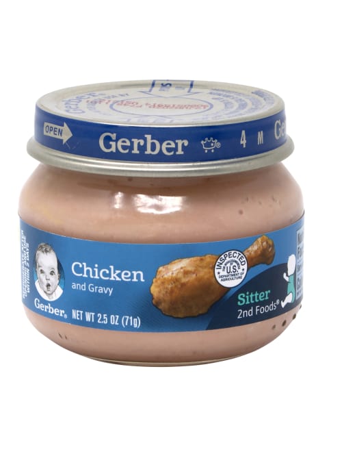 gerber chicken baby food