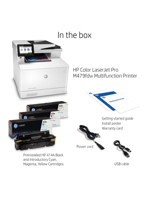 Hp Color Laserjet Pro Mfp M479fdw Printer Office Depot