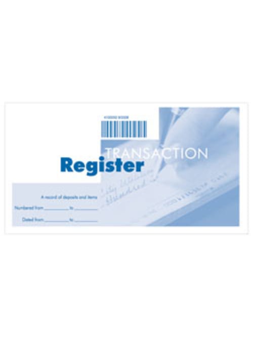 Wallet Check Register Pack Of 3 Office Depot