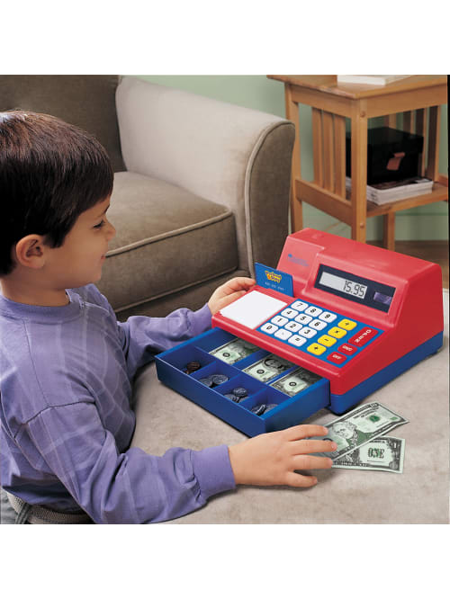 learning resources cash register money