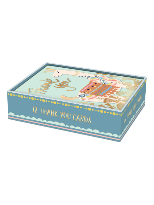 Punch Studio Decorative Thank You Note Cards With Envelopes Llama
