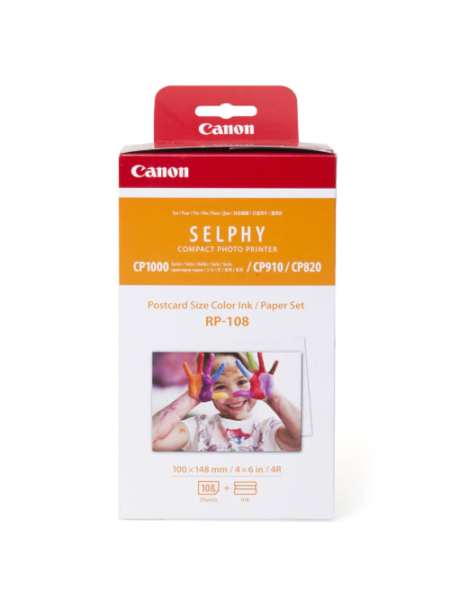 Canon Rp 108 Cyanmagentayellow Ink Ribbons And Paper Set Office Depot