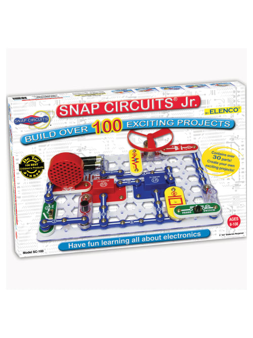 Elenco Electronics Snap Circuits Jr 100 Experiments Set 1 34 H X 9 34 W X 15 D Grades 3 12 Office Depot