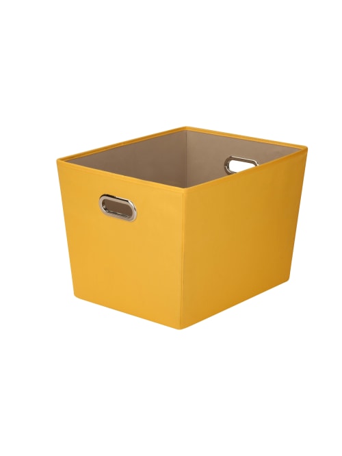Honey Can Do Large Decorative Storage Bin With Handles 18 34 L X