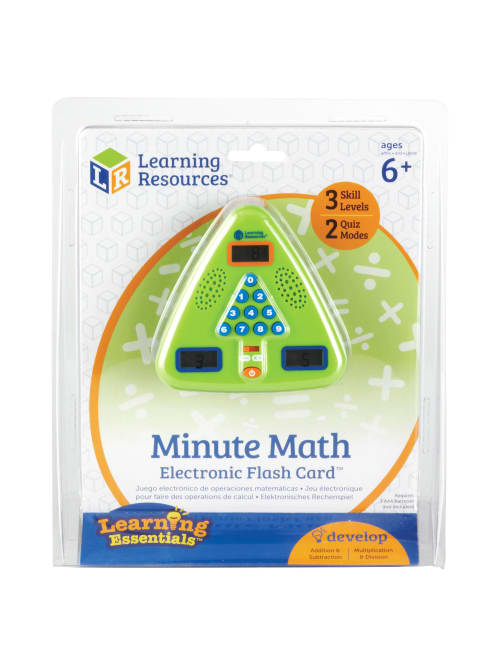 electronic math flash cards