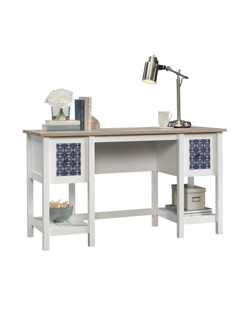 Sauder Cottage Road Desk In Soft White Tyres2c