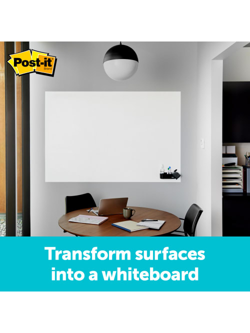 Post-it DEF3X2 Dry Erase Surface With Adhesive Backing 36 X 24 White for sale online