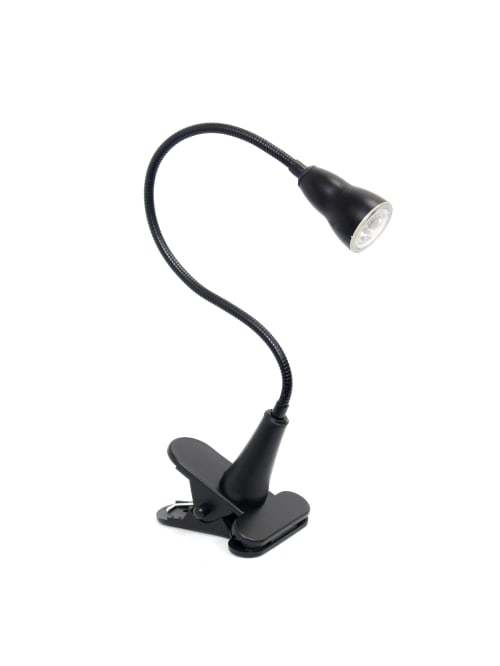 black reading lamp