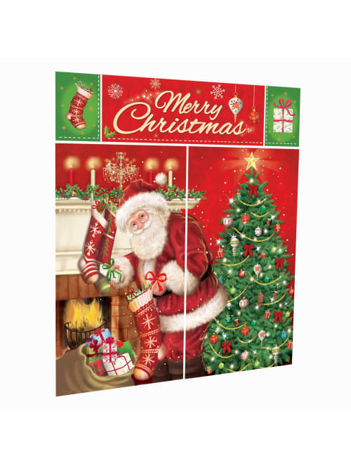 Amscan Christmas Wall Decorating Kits 3pk Office Depot