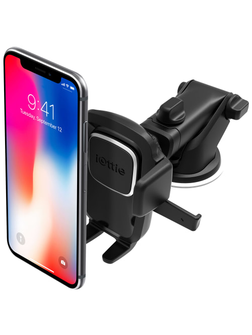 Iottie Easy One Touch 4 Dashboardwindshield Phone Mount Holder Black Hlcrio125 Office Depot