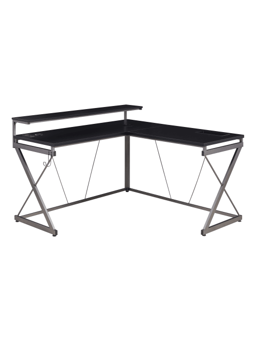 Z Line Designs Performance Gaming Desk Black Office Depot