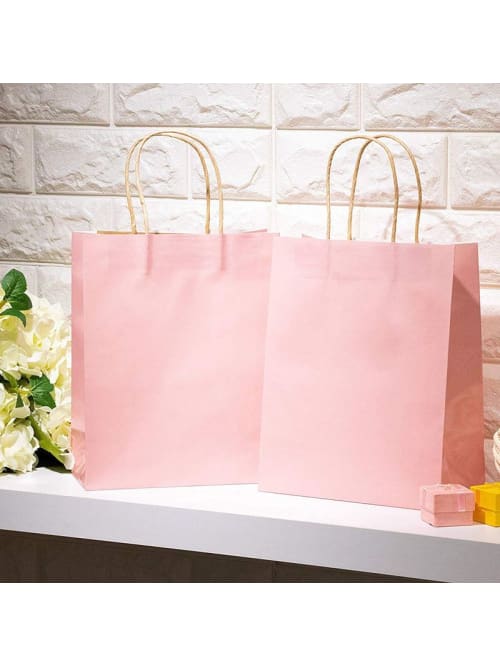 pink gift bags