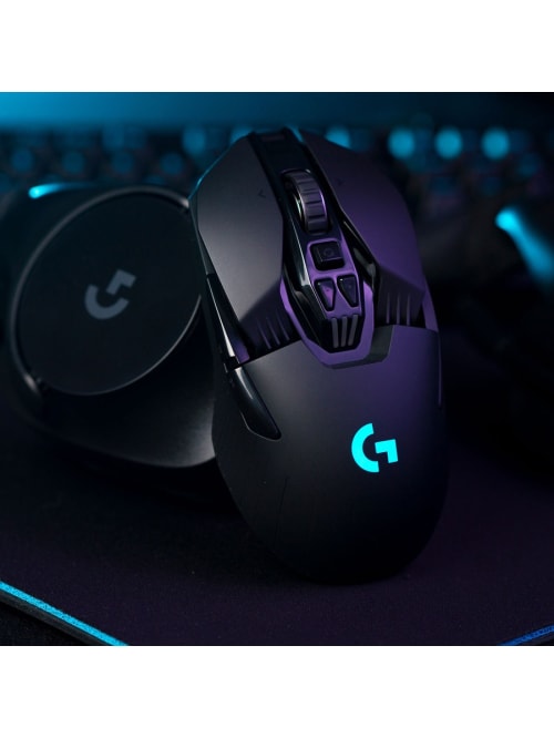 Logitech G903 Lightspeed Wireless Gaming Mouse Pmw3366 Cablewireless Radio Frequency Black Usb 12000 Dpi Scroll Wheel Symmetrical Office Depot