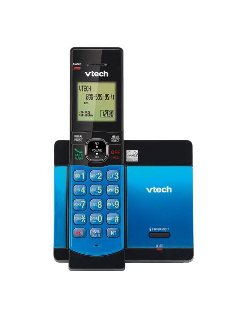 Vtech Cs5119 15 Blue Dect 6 0 Cordless Phone With Caller Idcall Waiting Office Depot