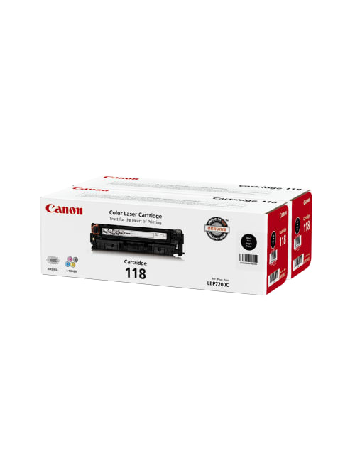 canon 118 black toner cartridges 2662b004aa pack of 2 item 808636