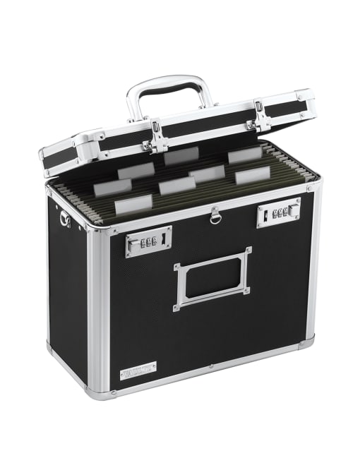 Vaultz Locking File Tote Letter Size 12 14 H X 13 34 W X 7 14 D