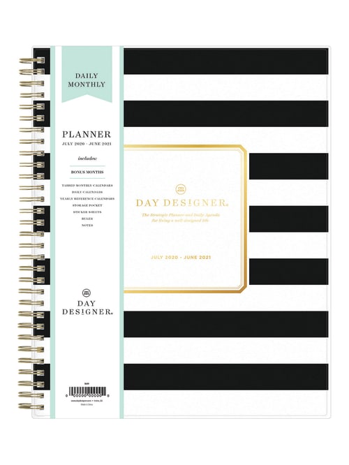 Blue Sky Day Designer Stripe Planner 120053 Office Depot
